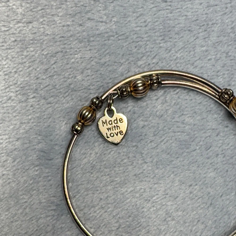 Archangel Gabriel Two-Tone Charm Bracelet - Picture 3 of 4